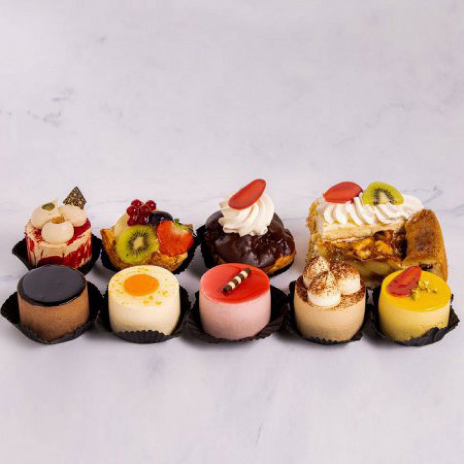 Gesorteerd Gebak 10 stuks 