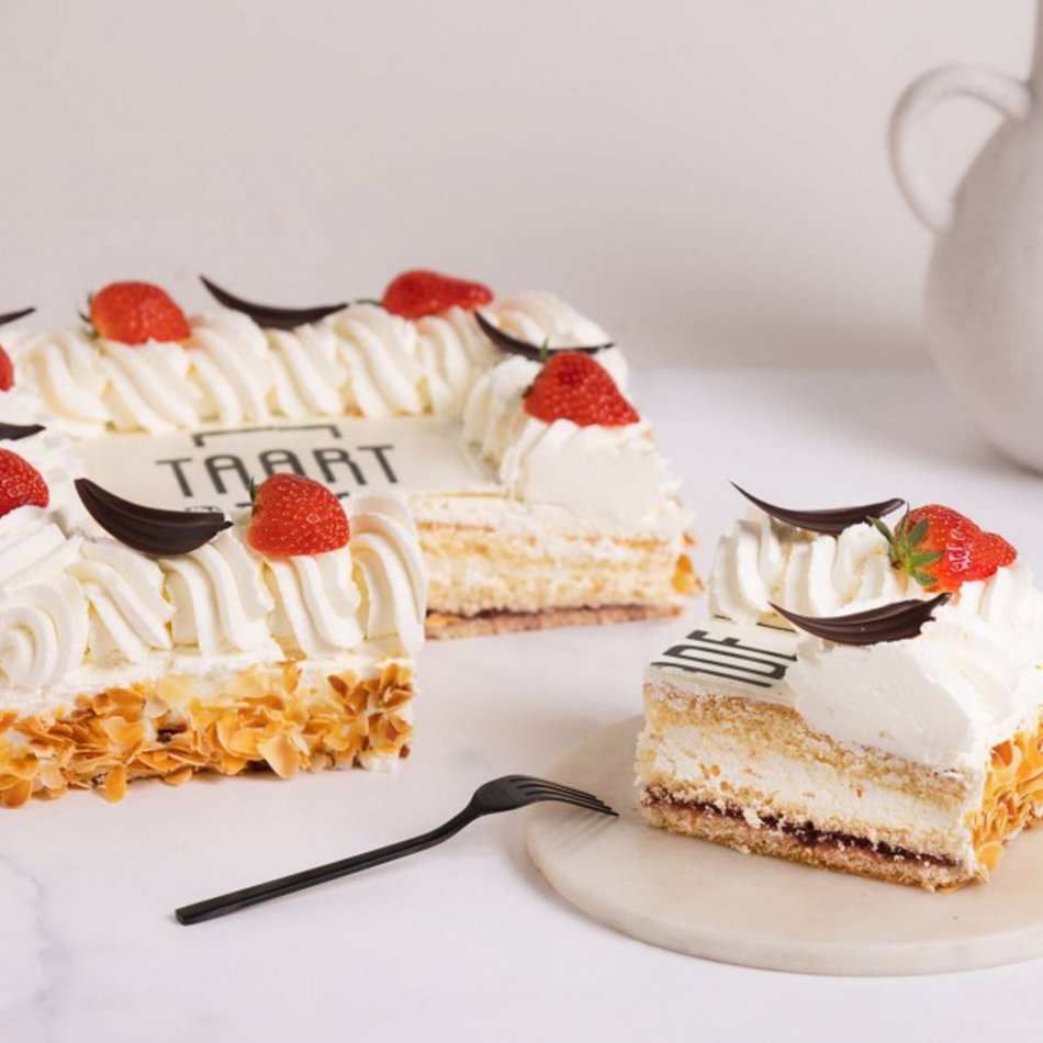 Luxe slagroomtaart 10 personen