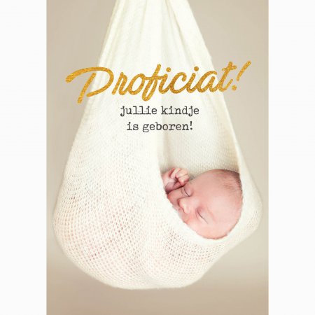 Geboorte Proficiat jullie kindje is geboren