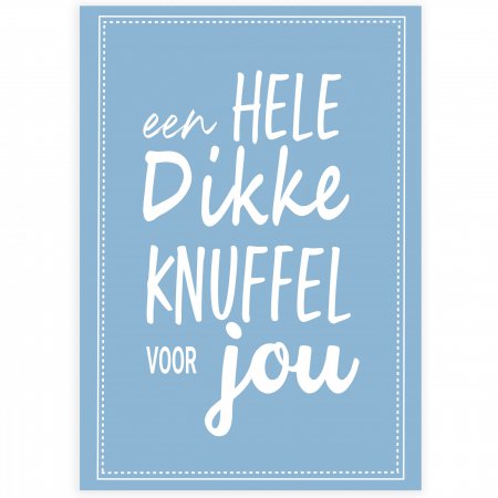 Beterschap Een hele dikke knuffel