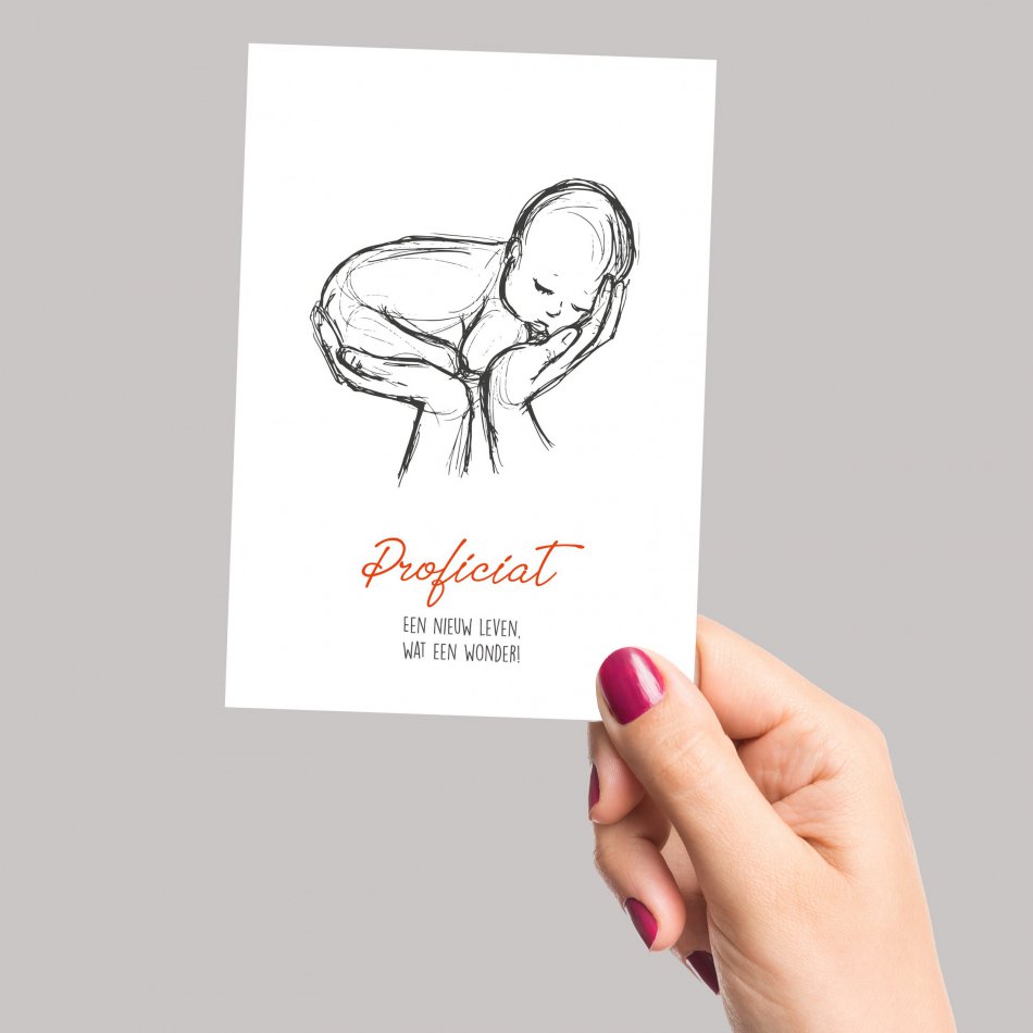 Geboorte Proficiat een nieuw leven