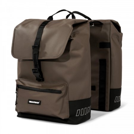 Double Cargo Bike Bag 38L- Brown
