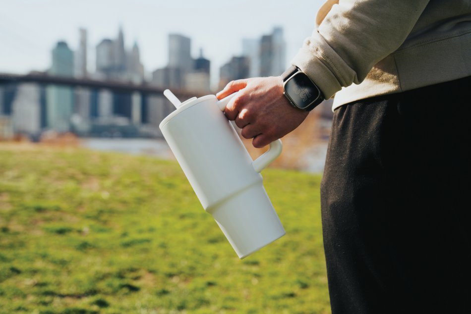 Embrace deluxe RCS recycled RVS drinkbeker 900ml