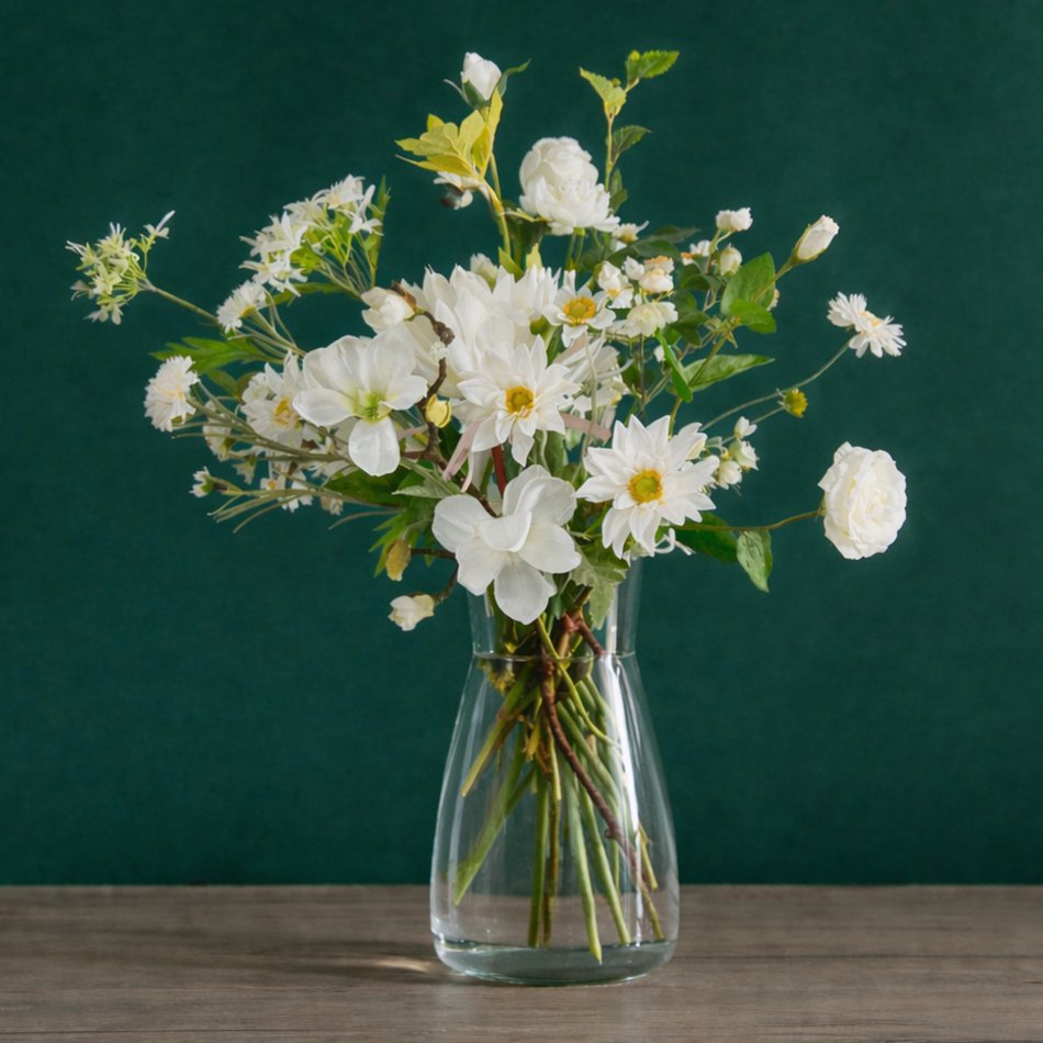 Pure Elegantie - Zijden Boeket