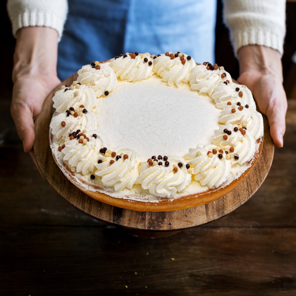Belgische Roomvlaai 10 personen